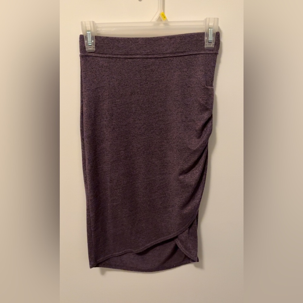 Purple skirt with rouging